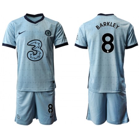 Fußballtrikots Chelsea Ross Barkley 8 Kinder 2020-2021 Kurzarm Auswärts-trikot kaufen